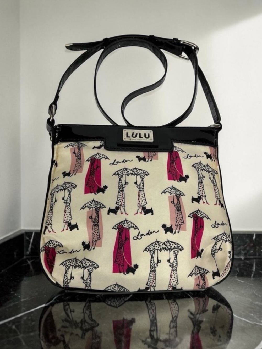 Lulu by Lulu Guinness London City Street Shopping Crossbody Bag